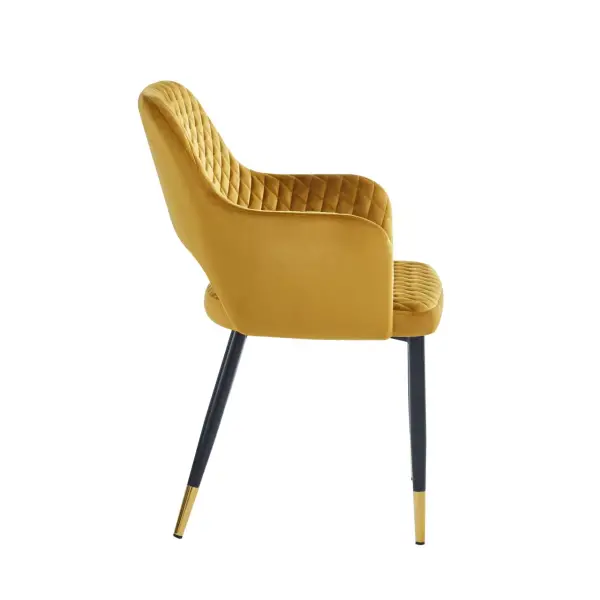 Krzesło tapicerowane curry K3-FX bok